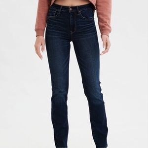 American Eagle “Super Stretch High Rise Straight”